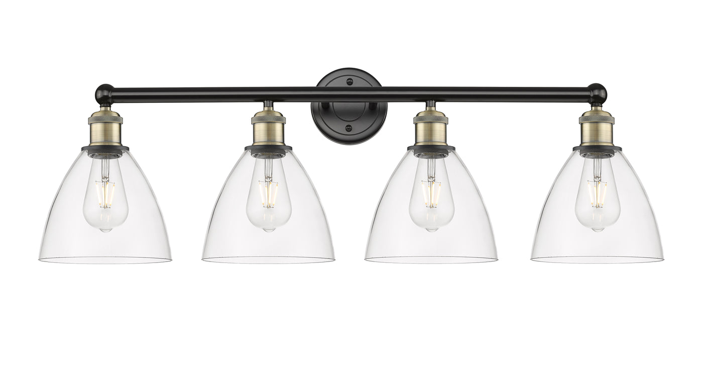 Edison Bath Vanity Light Brass Glass Steel