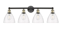 Edison Bath Vanity Light Brass Glass Steel