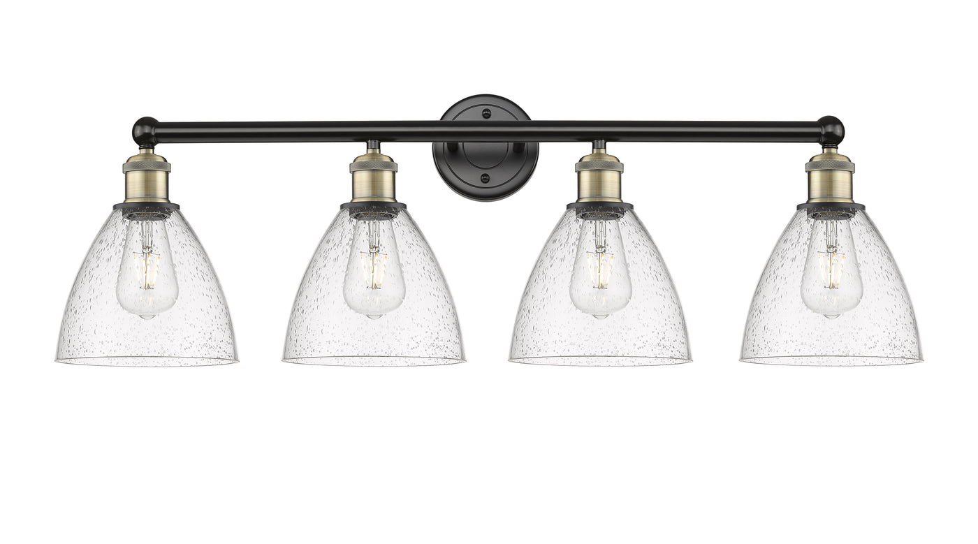 Edison Bath Vanity Light Brass Glass Steel