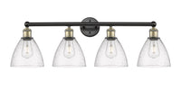 Edison Bath Vanity Light Brass Glass Steel