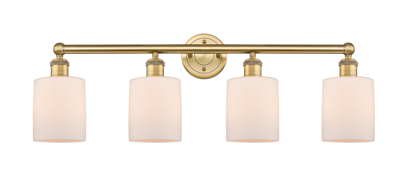 Edison Bath Vanity Light Cast Brass 33 Inch
