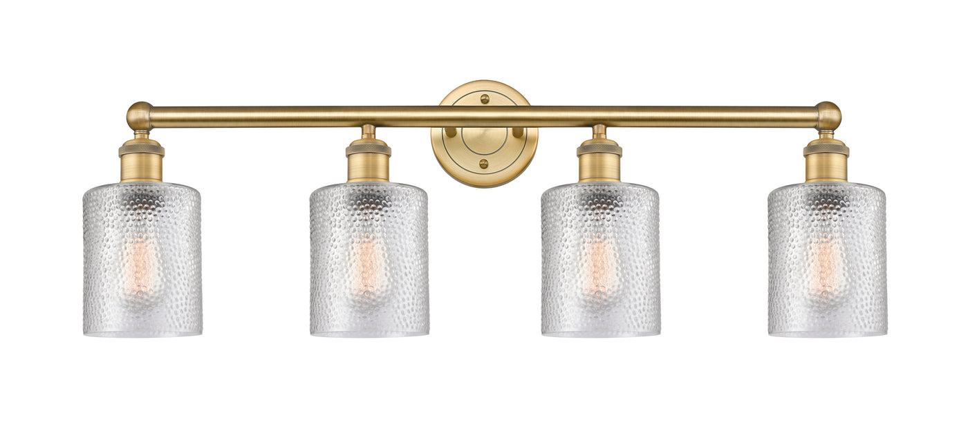 Edison Bath Vanity Light Cast Brass 33 Inch