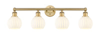 Edison Bath Vanity Light Cast Brass 35 Inches