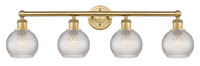 Edison Bath Vanity Light Cast Brass 35 Inch