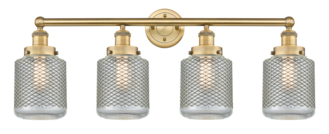 Edison Bath Vanity Light Cast Brass Finish