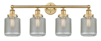 Edison Bath Vanity Light Cast Brass Finish