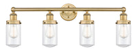 Edison Bath Vanity Light Cast Brass Finish