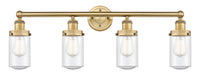 Edison Bath Vanity Light Cast Brass Finish