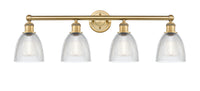 Edison Bath Vanity Light Cast Brass Finish