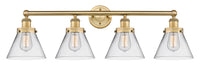 Edison Bath Vanity Light Cast Brass 32 Inch