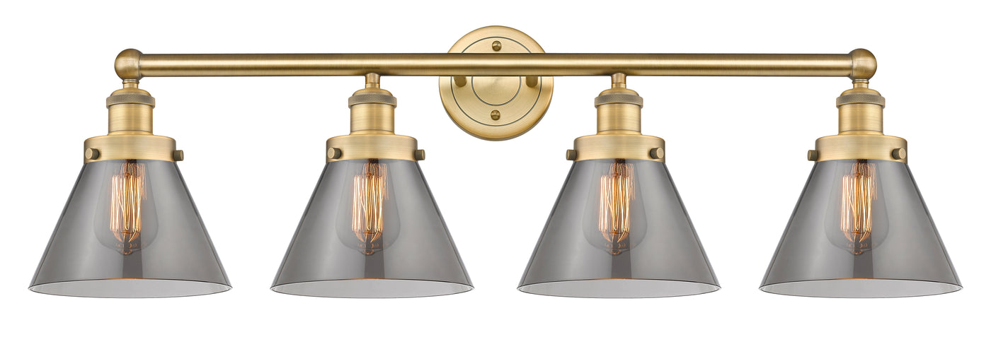 Edison Bath Vanity Light Cast Brass 32 Inch
