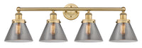 Edison Bath Vanity Light Cast Brass 32 Inch
