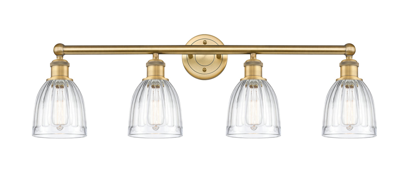 Edison Bath Vanity Light Cast Brass 35 Inch