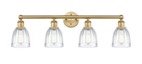 Edison Bath Vanity Light Cast Brass 35 Inch