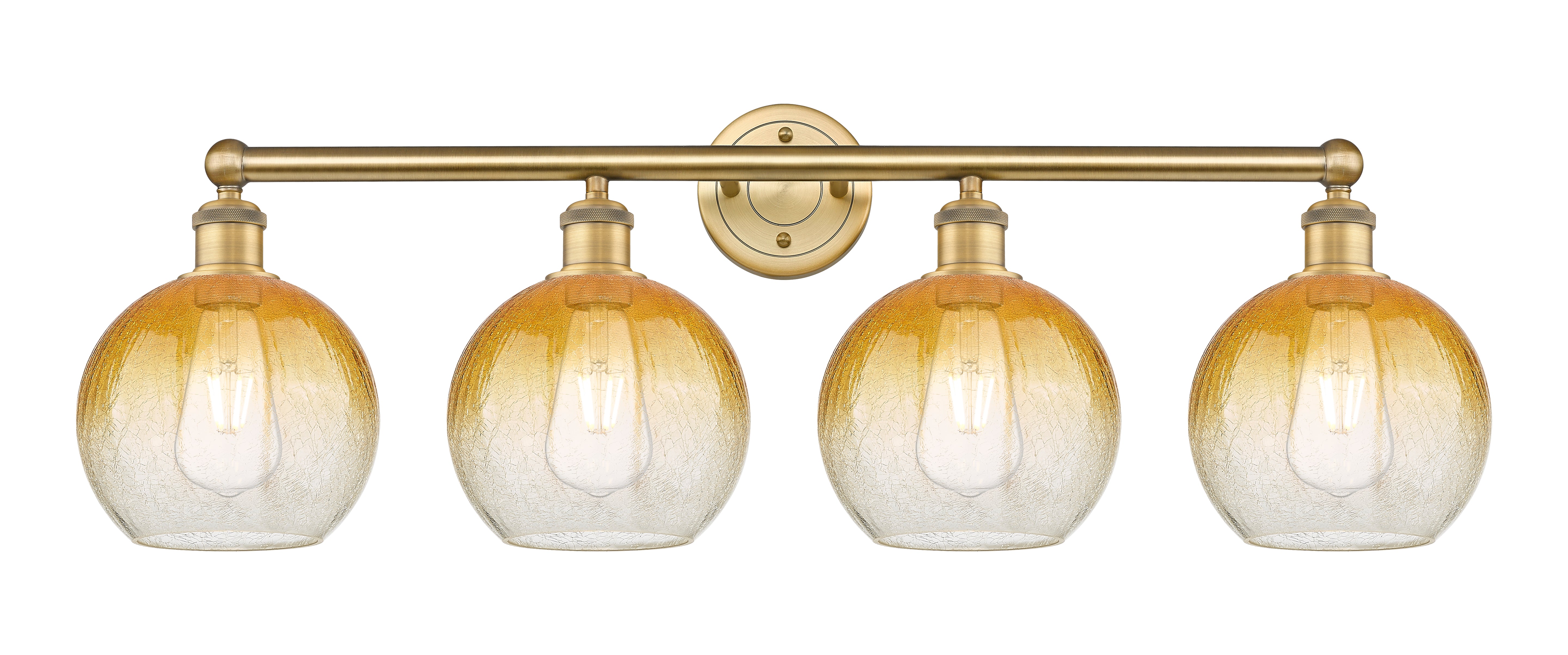 Edison Bath Vanity Light Cast Brass 33 Inch
