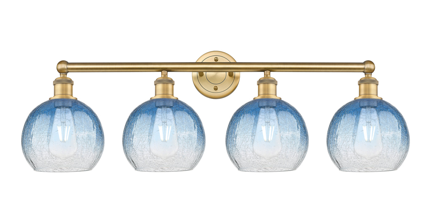Edison Bath Vanity Light Cast Brass 33 Inch