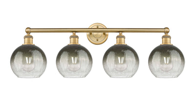 Edison Bath Vanity Light Cast Brass 33 Inch