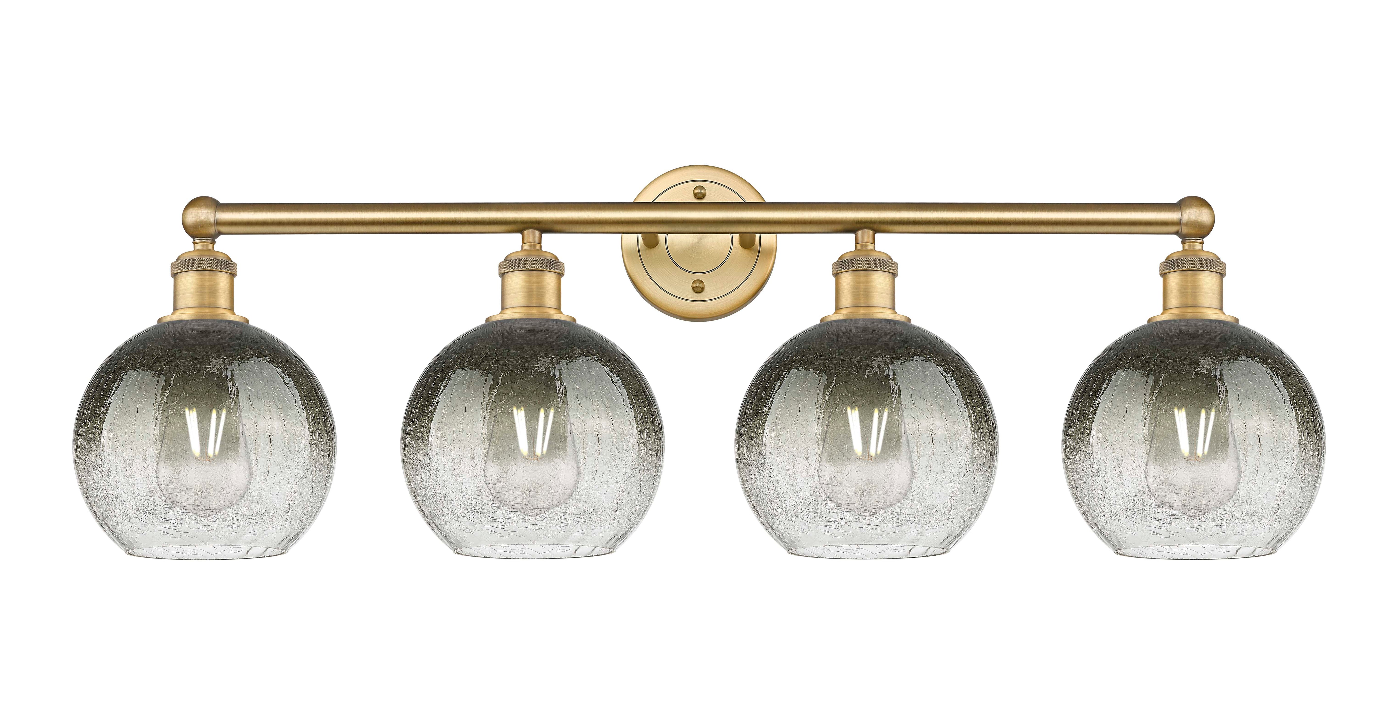 Edison Bath Vanity Light Cast Brass 33 Inch