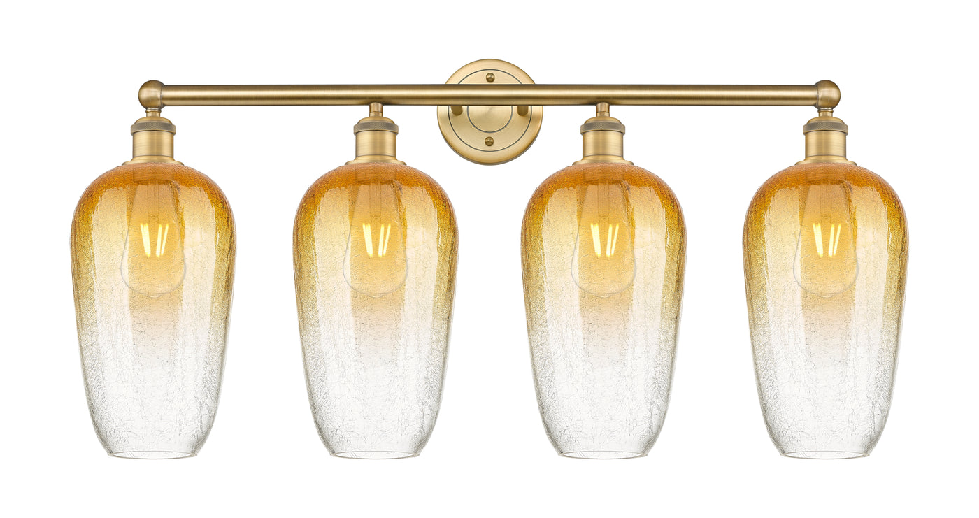 Edison Bath Vanity Light Cast Brass 34 Inch