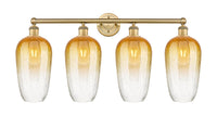 Edison Bath Vanity Light Cast Brass 34 Inch