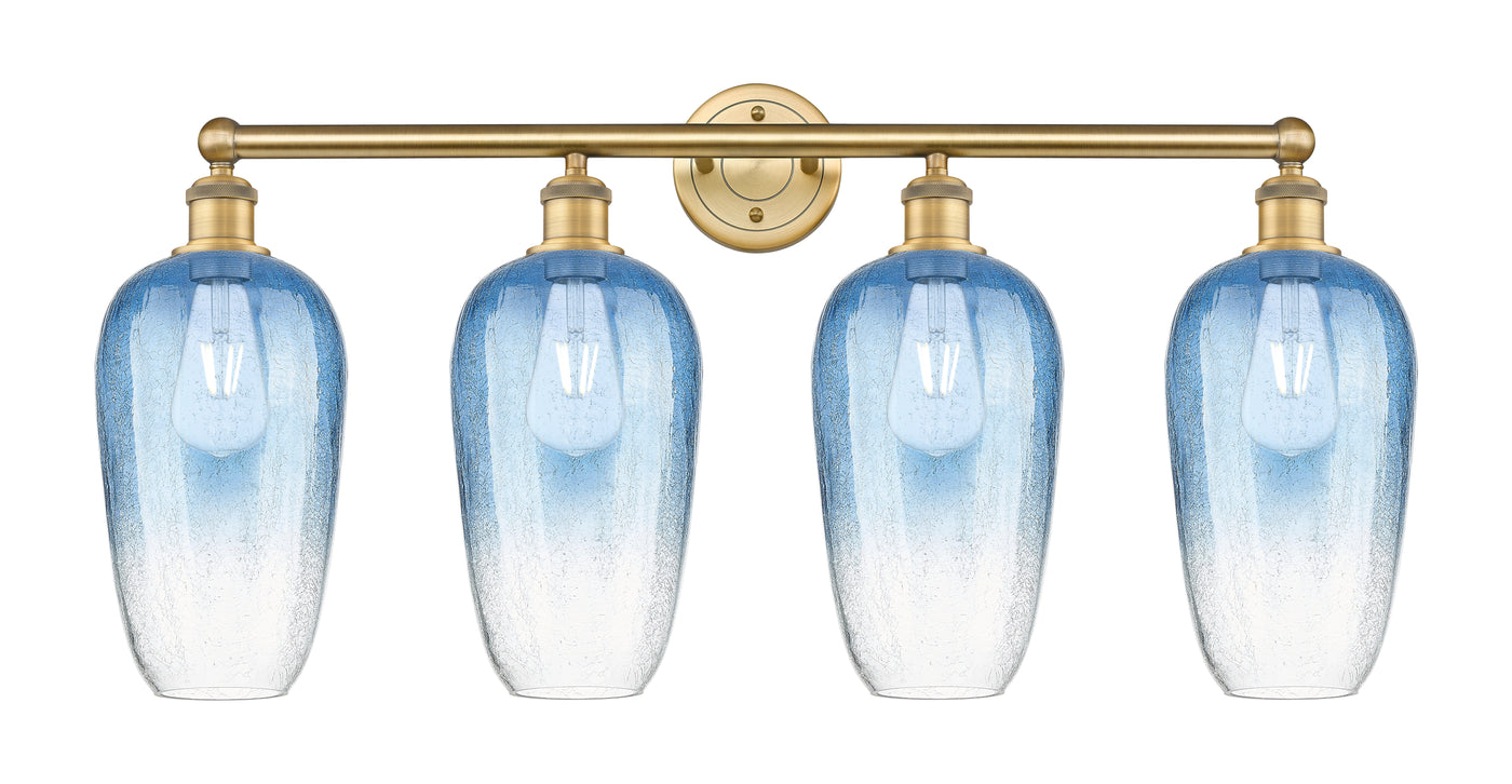 Edison Bath Vanity Light Cast Brass 34 Inch