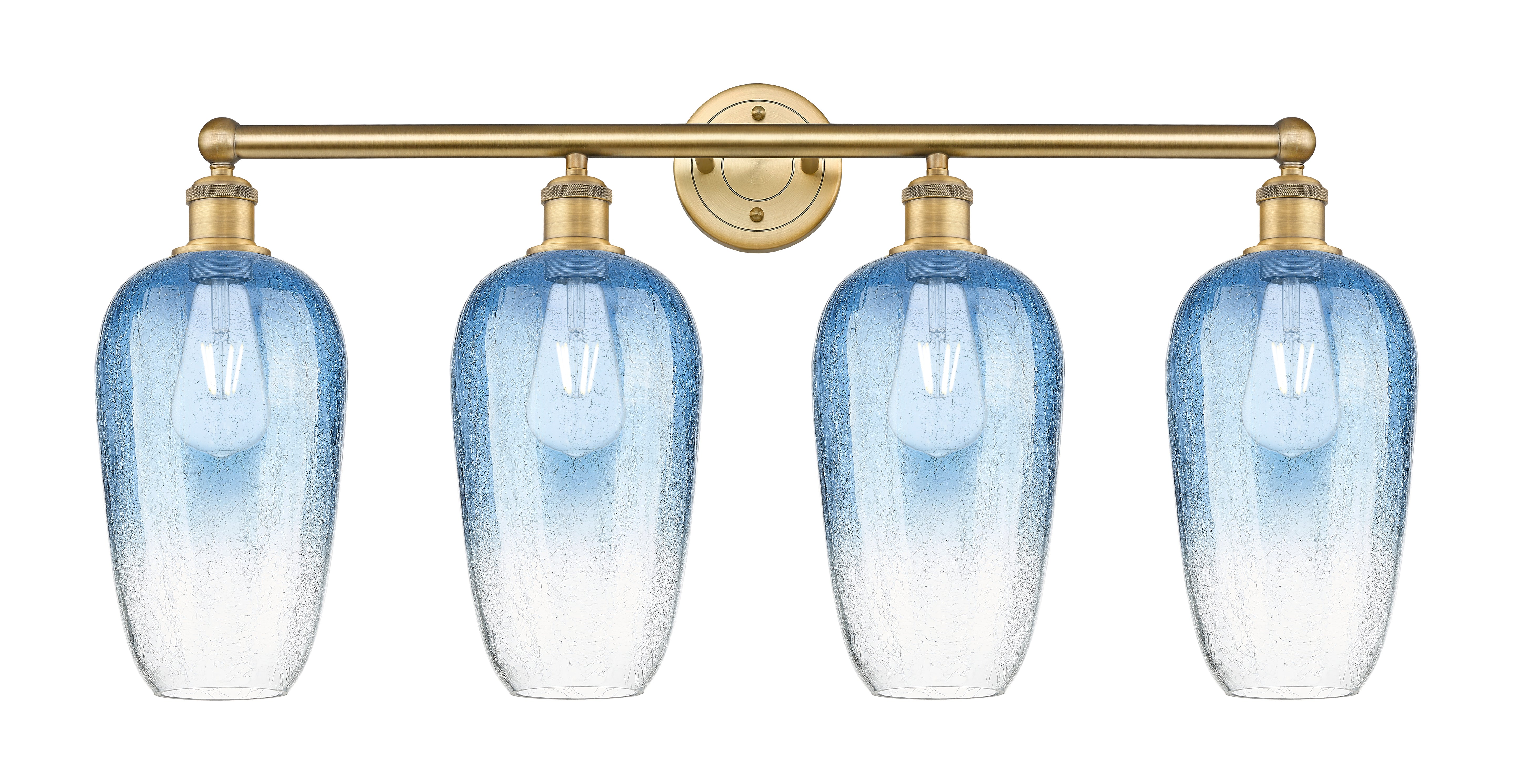 Edison Bath Vanity Light Cast Brass 34 Inch
