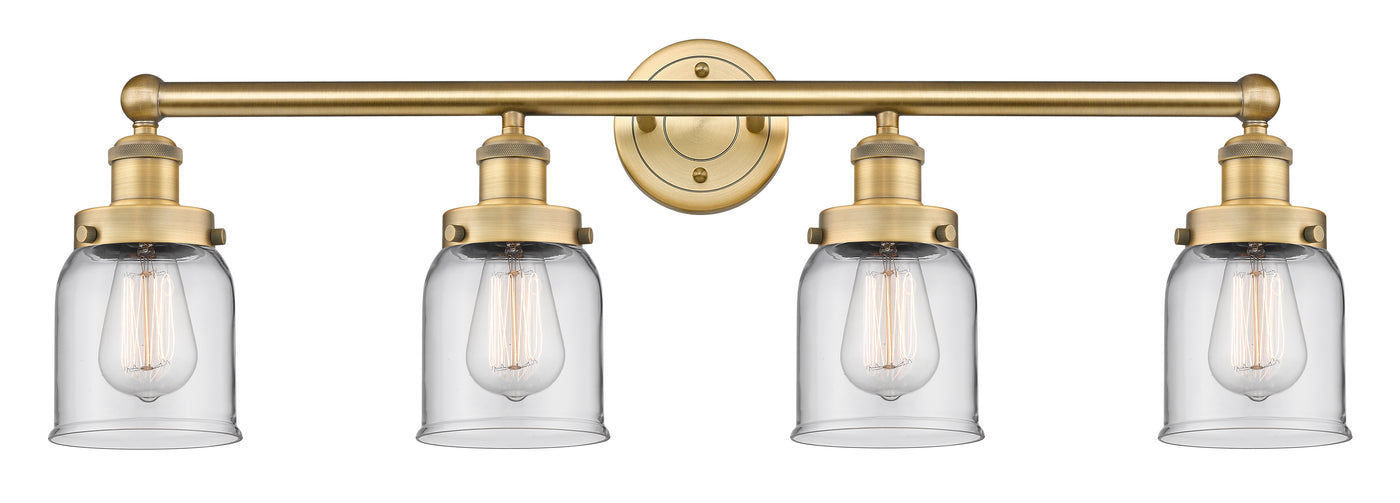 Edison Bath Vanity Light Brass 34 Inch