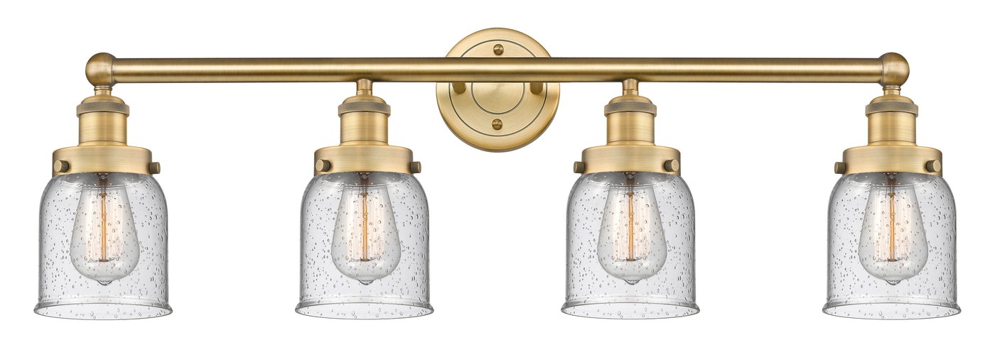 Edison Bath Vanity Light Brass 34 Inch