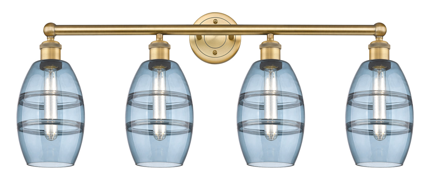 Edison Bath Vanity Light Cast Brass Glass