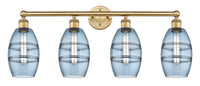 Edison Bath Vanity Light Cast Brass Glass