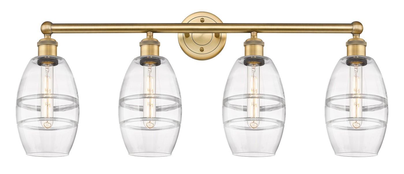 Edison Bath Vanity Light Cast Brass Glass