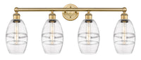 Edison Bath Vanity Light Cast Brass Glass