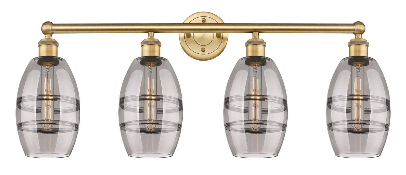 Edison Bath Vanity Light Cast Brass Glass