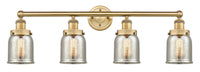 Edison Bath Vanity Light Brass 34 Inch