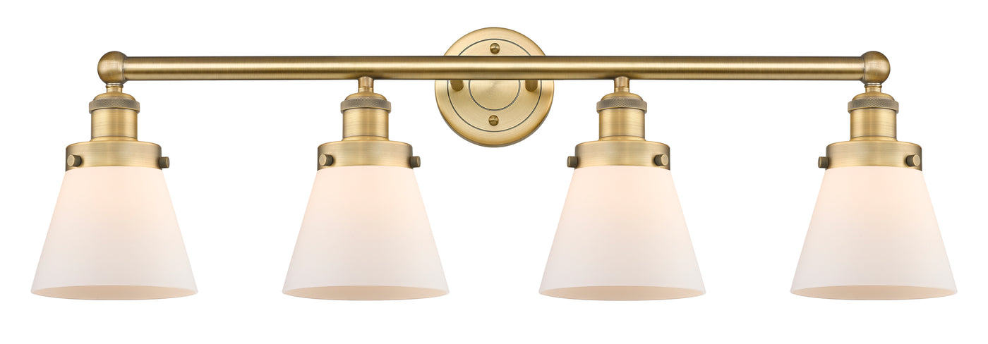 Edison Vanity Cast Brass Art Nouveau