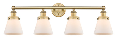 Edison Vanity Cast Brass Art Nouveau