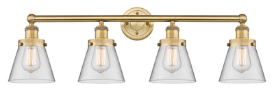 Edison Vanity Cast Brass Art Nouveau