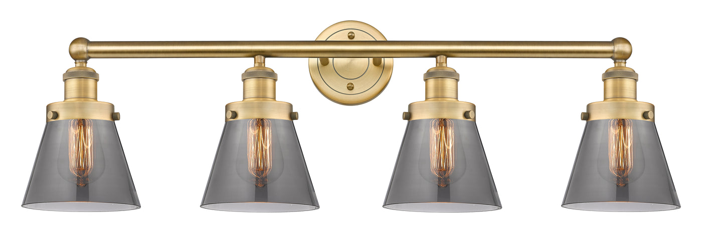Edison Vanity Cast Brass Art Nouveau