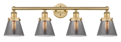 Edison Vanity Cast Brass Art Nouveau