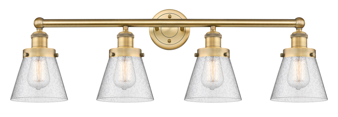 Edison Vanity Cast Brass Art Nouveau
