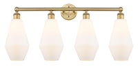 Edison Bath Vanity Light Cast Brass Finish