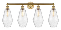 Edison Bath Vanity Light Cast Brass Finish