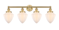 Edison Bath Vanity Light Cast Brass Glass