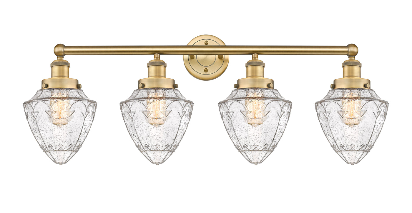 Edison Bath Vanity Light Cast Brass Glass