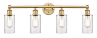 Edison Bath Vanity Light Cast Brass