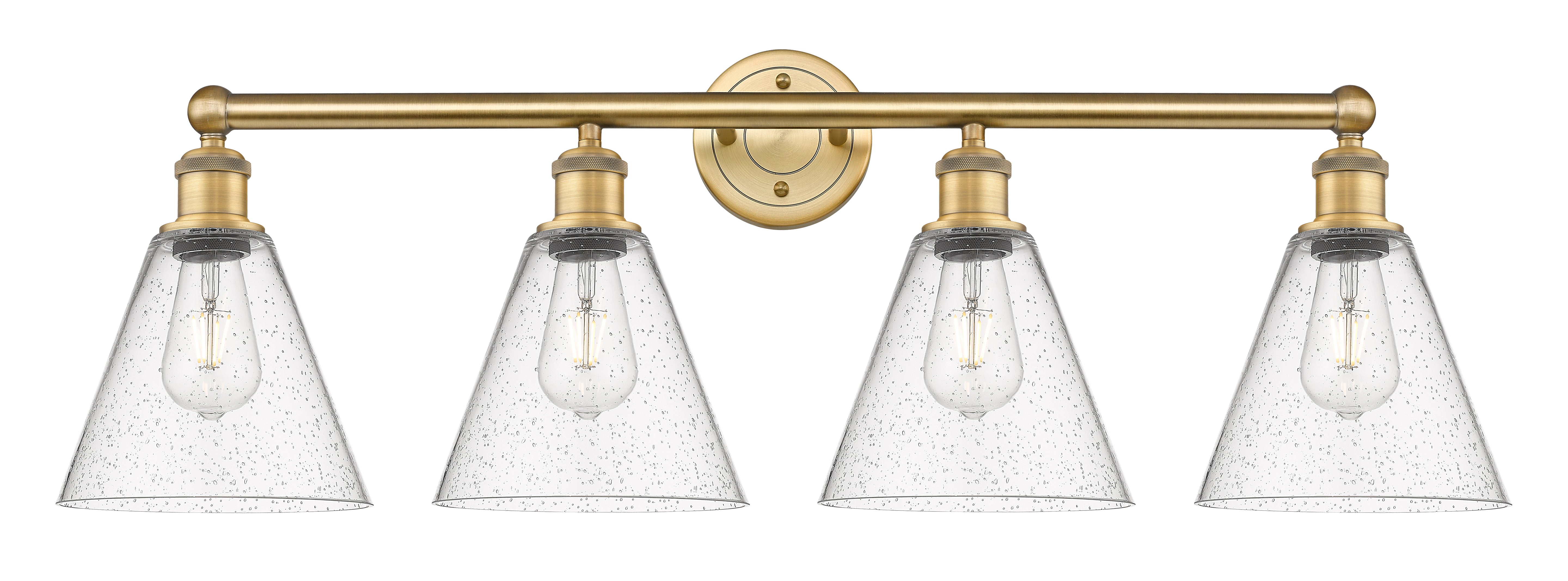Edison Bath Vanity Light Cast Brass