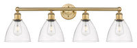 Edison Bath Vanity Light Brass Glass Steel