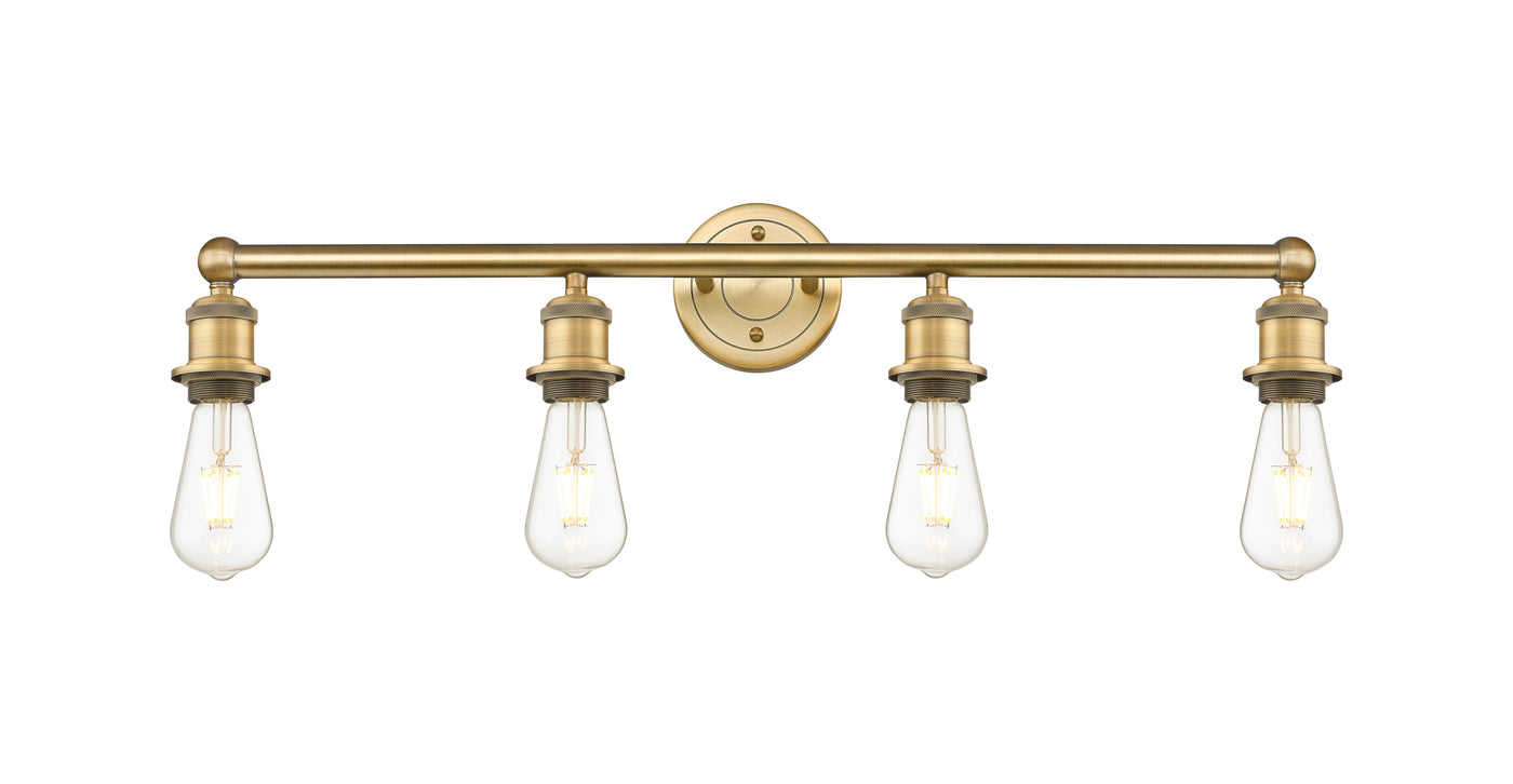 Edison Bath Vanity Light Cast Brass Steel
