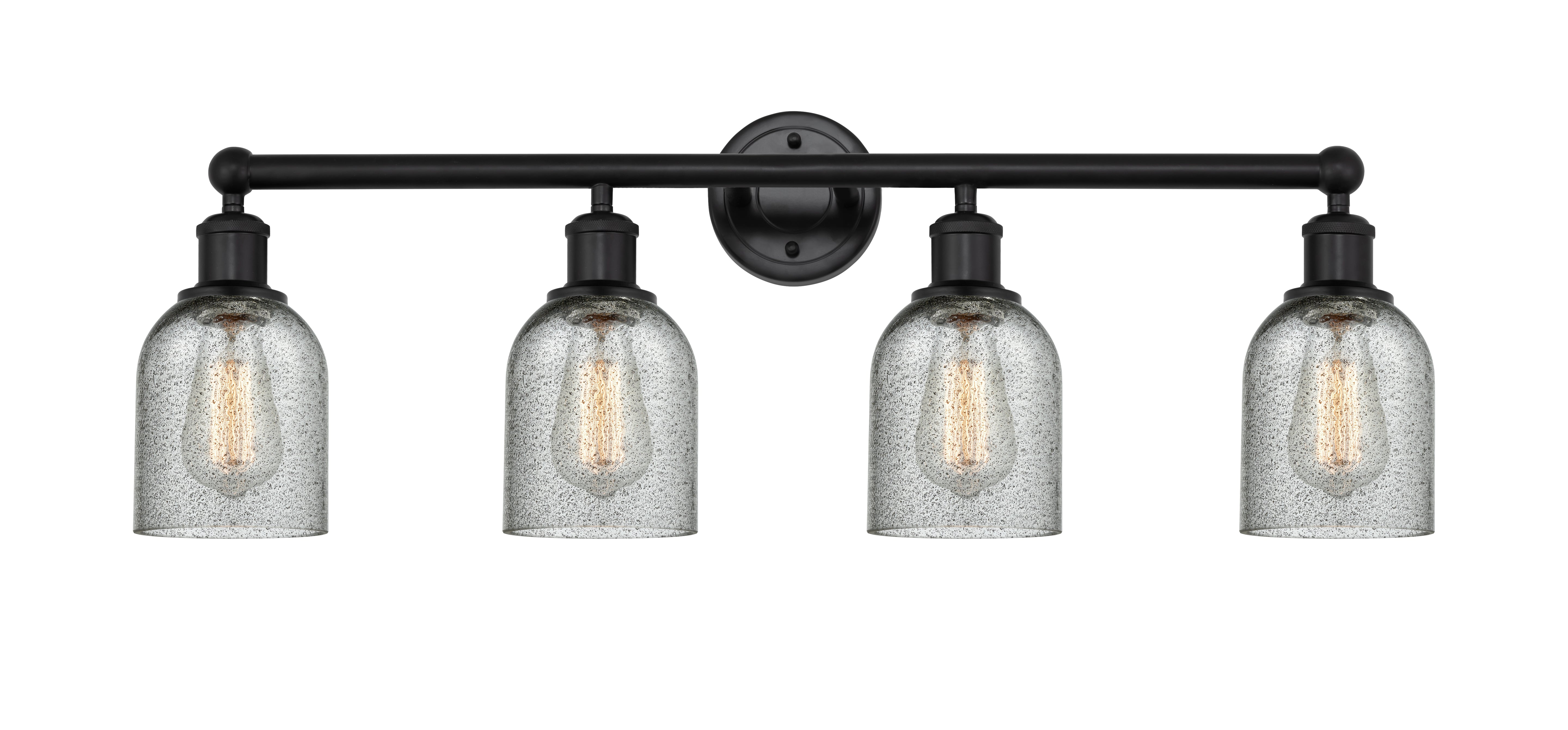 Edison Bath Vanity Light Glass Steel