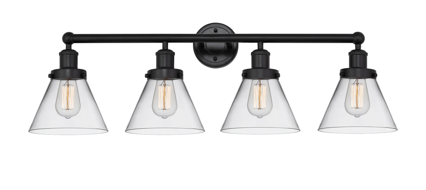 Edison Bath Vanity Light Cast Brass 32 Inch
